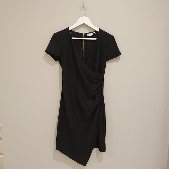 Bisou Bisou Michele Bohbot Black Dress - Size 8 - Picture 1 of 6